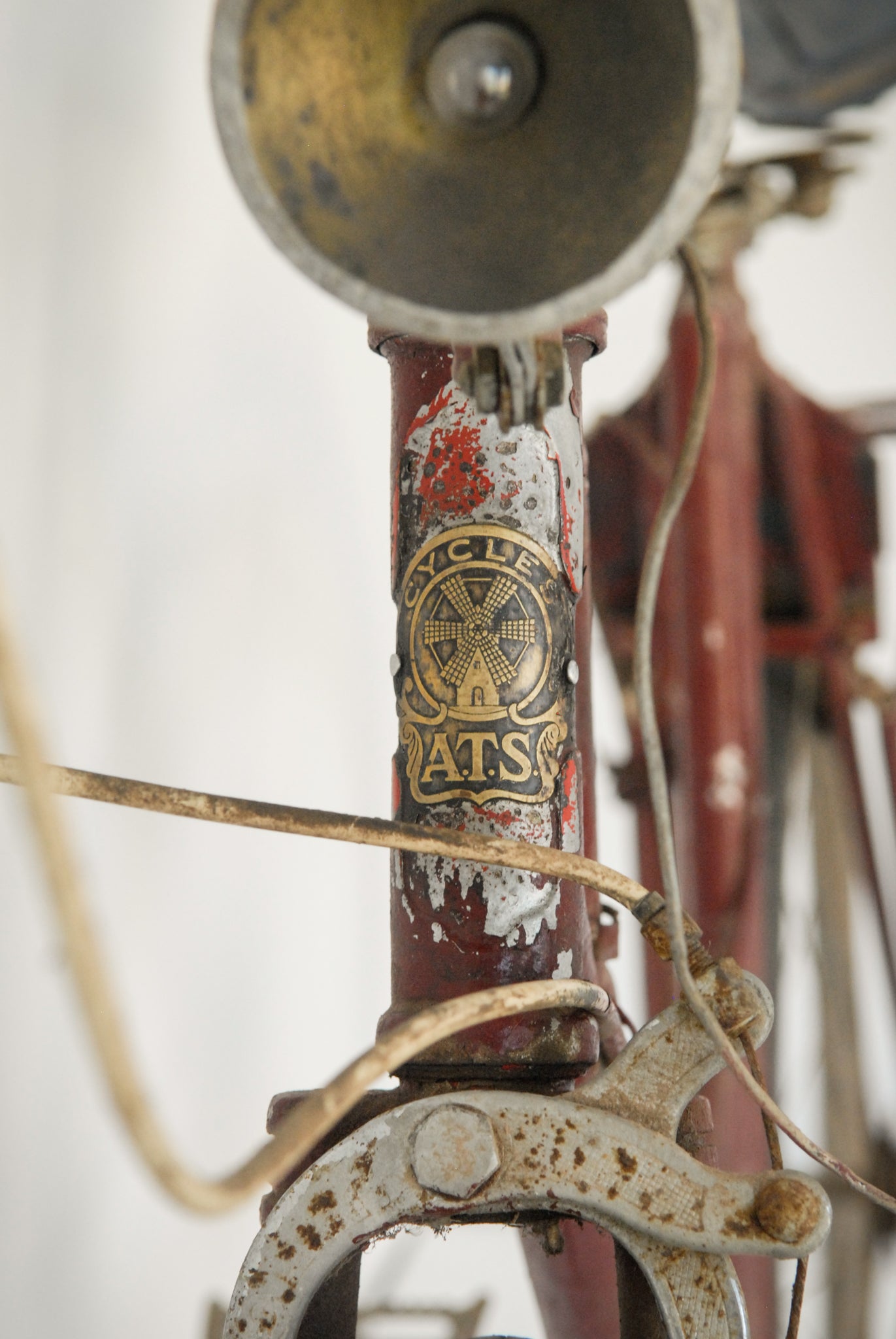 Antique Red Bicycle_Stamp 2