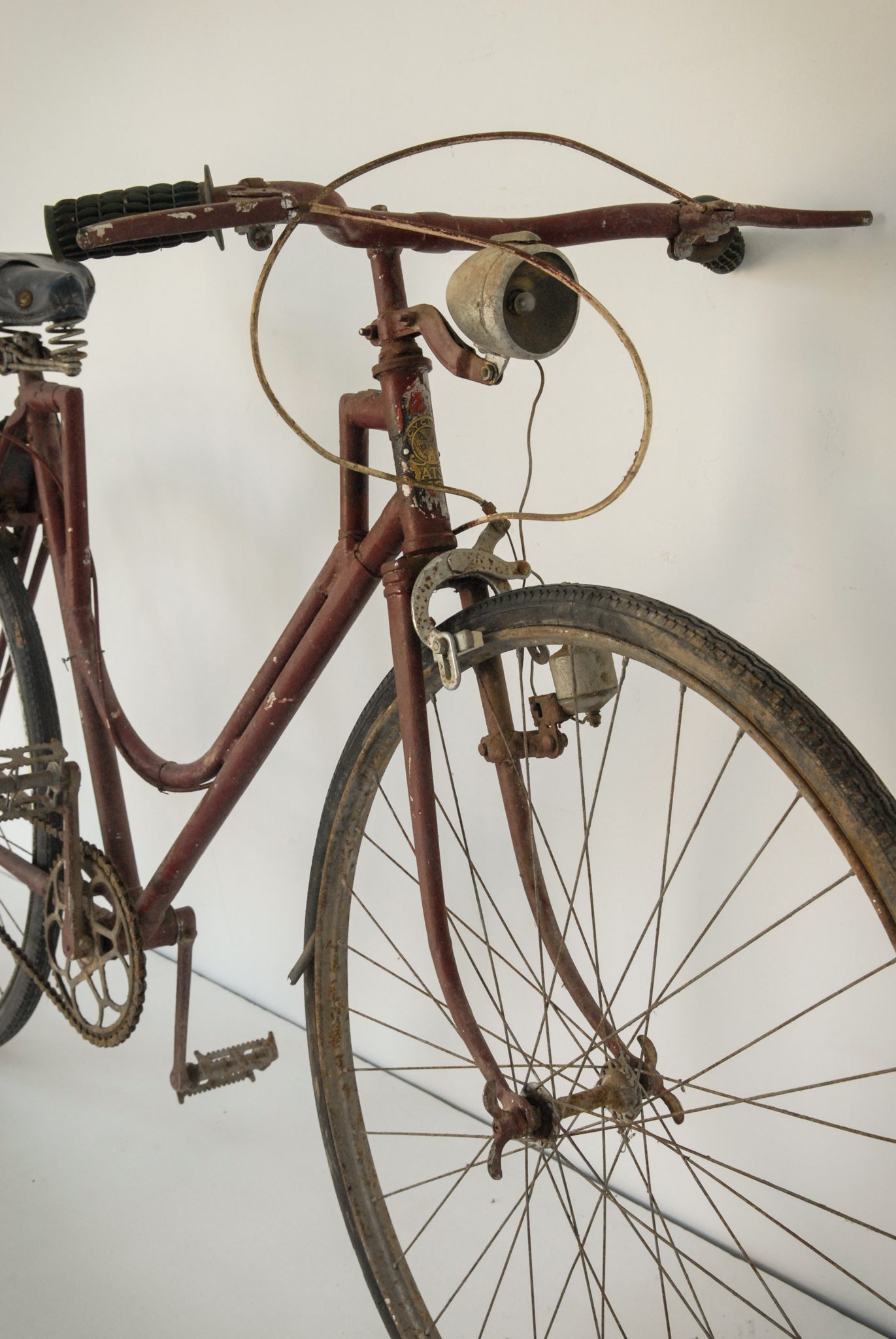 Antique Red Bicycle_Front