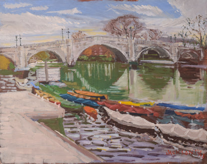 Skiffs by Richmond Bridge