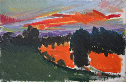 Richmond Hill - Expressionist Sunset Study