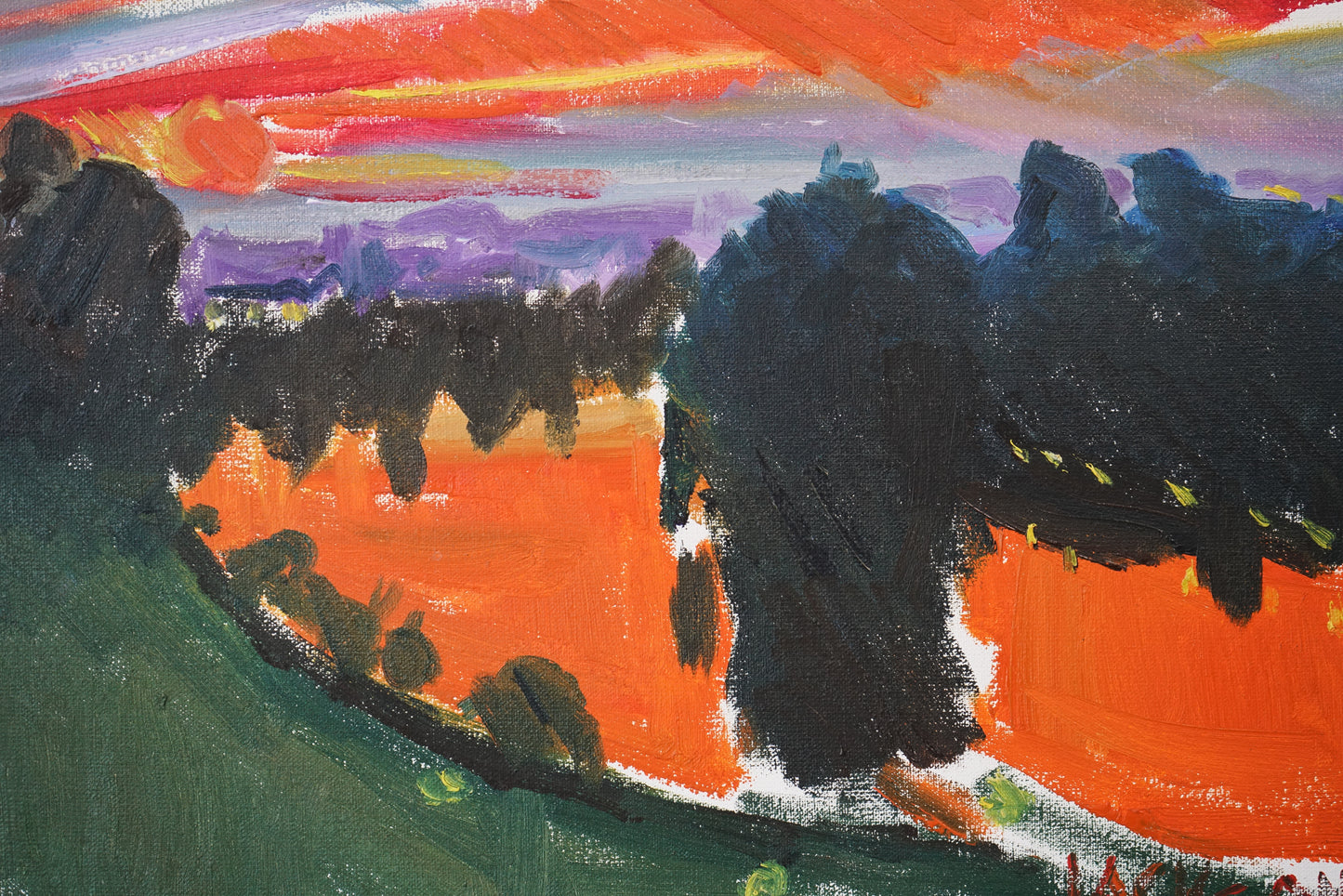 Richmond Hill - Expressionist Sunset Study