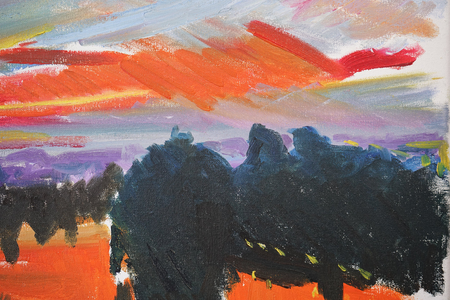 Richmond Hill - Expressionist Sunset Study