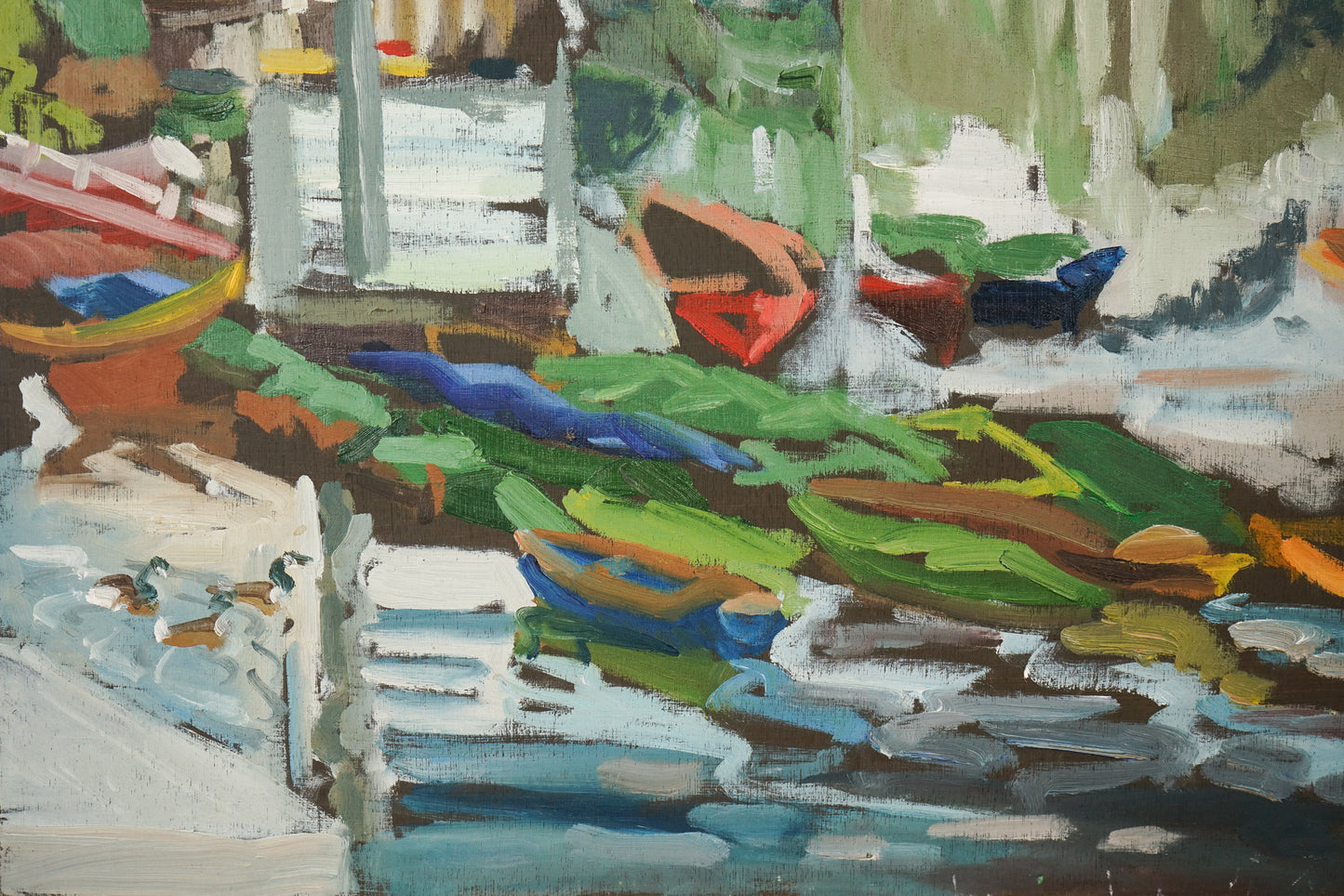 Skiffs - Richmond Bridge - Oil