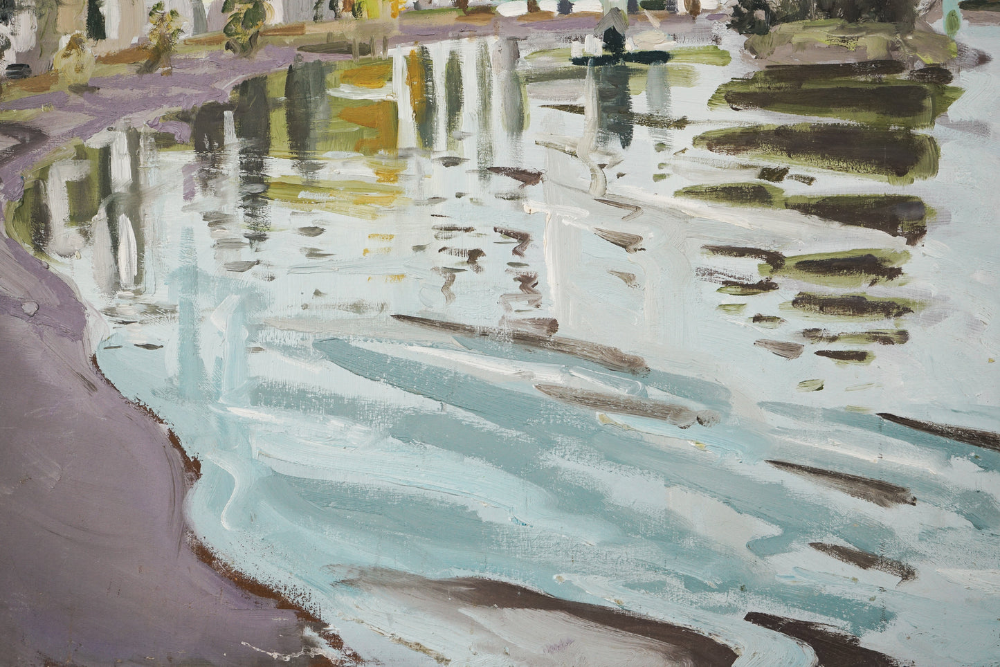 Strand on The Green - En Plein Air Oil Sketch