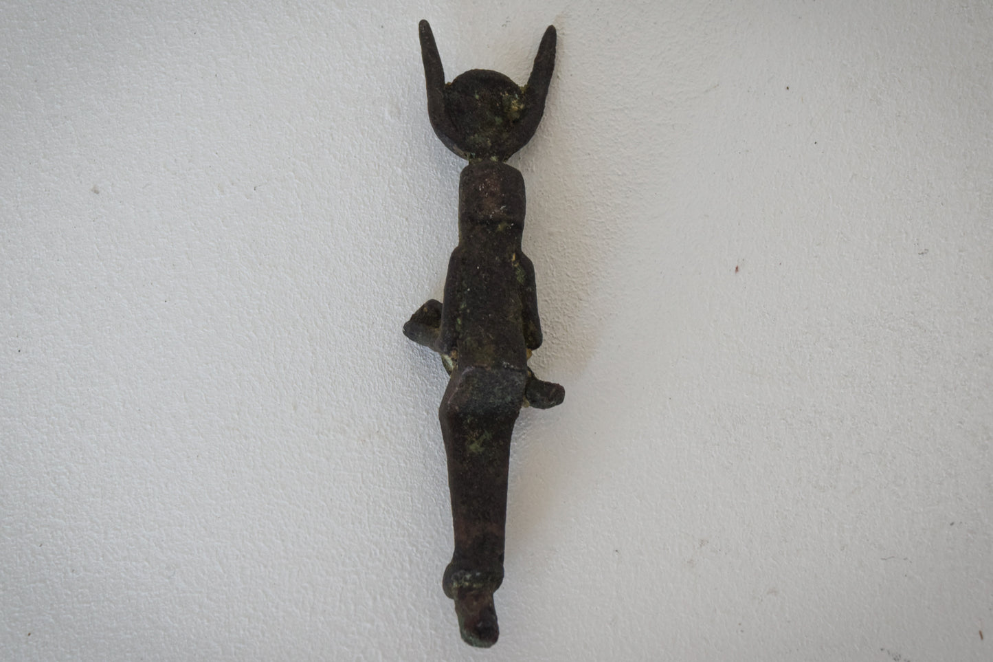Bronze Egyptian Amulet of Isis and Horus