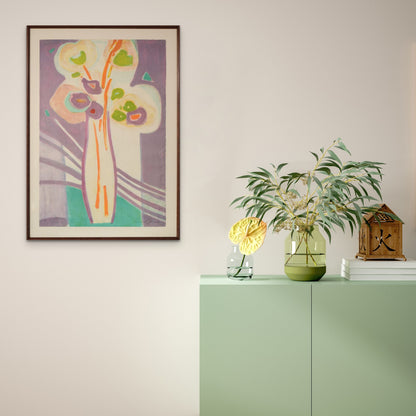 Floral Still Life - Artist's Proof Lithograph